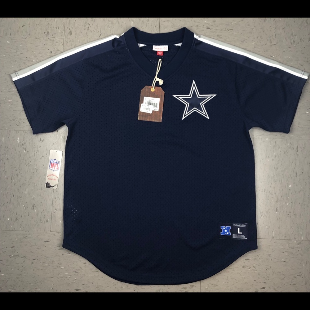 Dallas Cowboys Mitchell & Ness Baseball Jersey